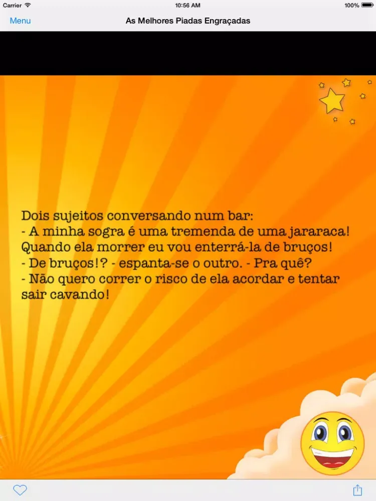 Captures d'écran de As Melhores Piadas Engraçadas iPad 