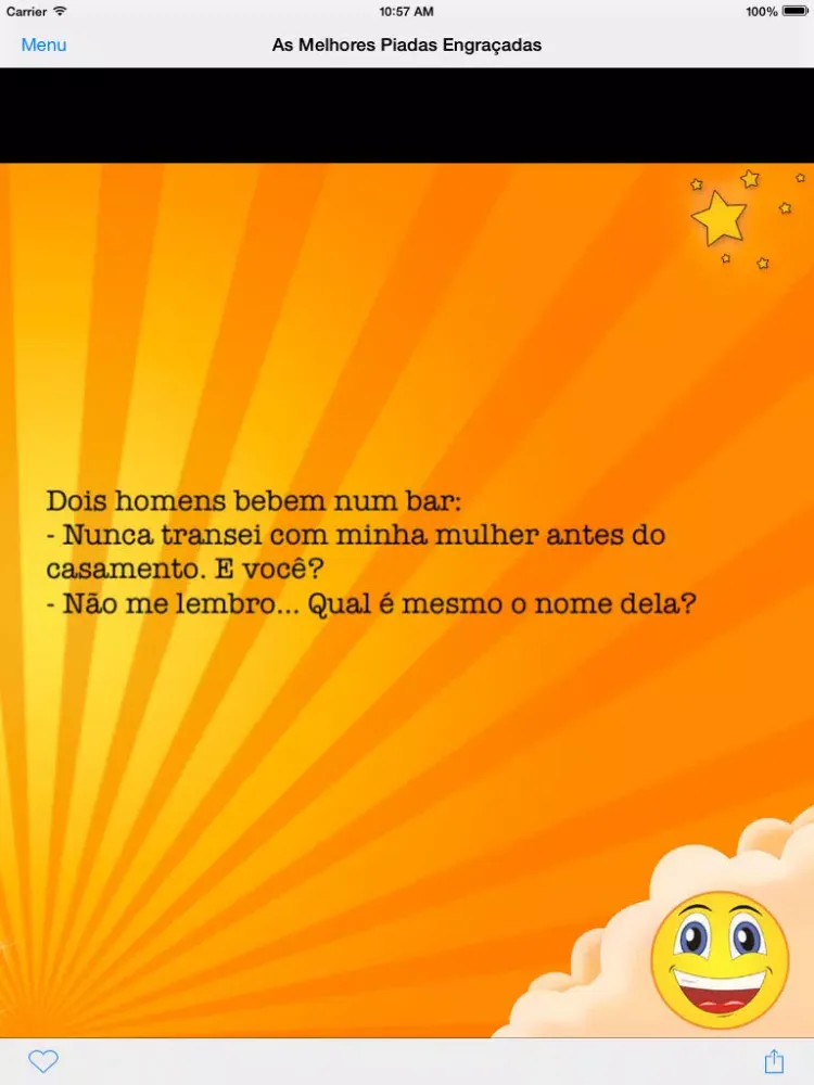 Captures d'écran de As Melhores Piadas Engraçadas iPad 