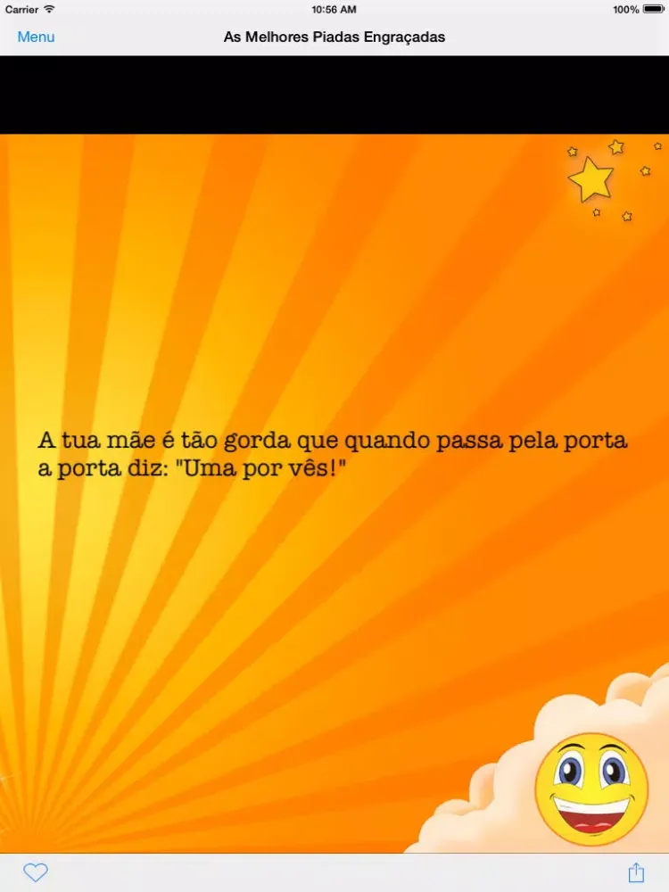 Captures d'écran de As Melhores Piadas Engraçadas iPad 