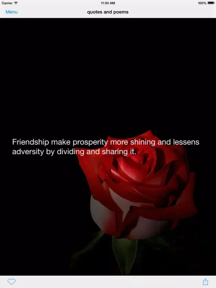 Quotes and Poems iPad  Screenshots