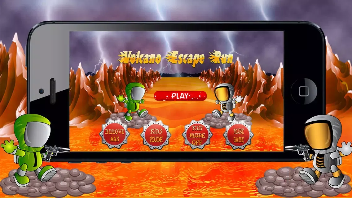 Volcano Escape Run Screenshots
