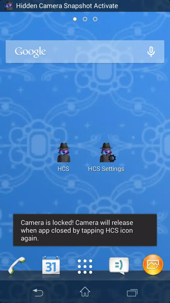 Capturas de tela do Hidden Camera Snapshot