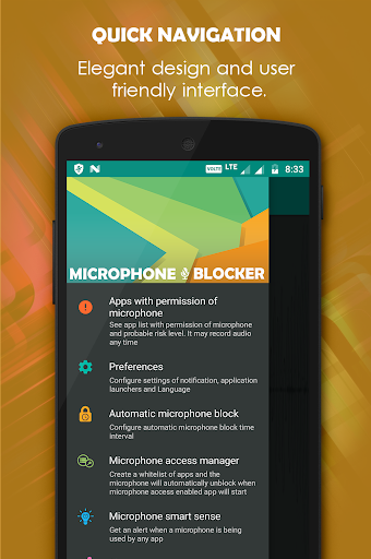 Tangkapan layar Microphone Blocker