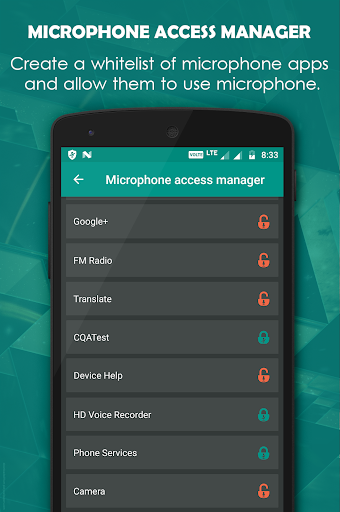Tangkapan layar Microphone Blocker