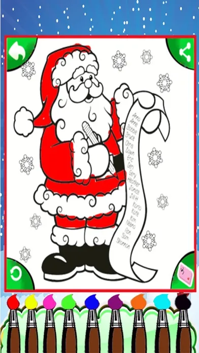 Christmas Coloring Pages fun 스크린샷
