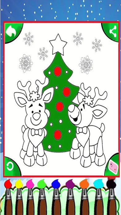 Christmas Coloring Pages fun 스크린샷
