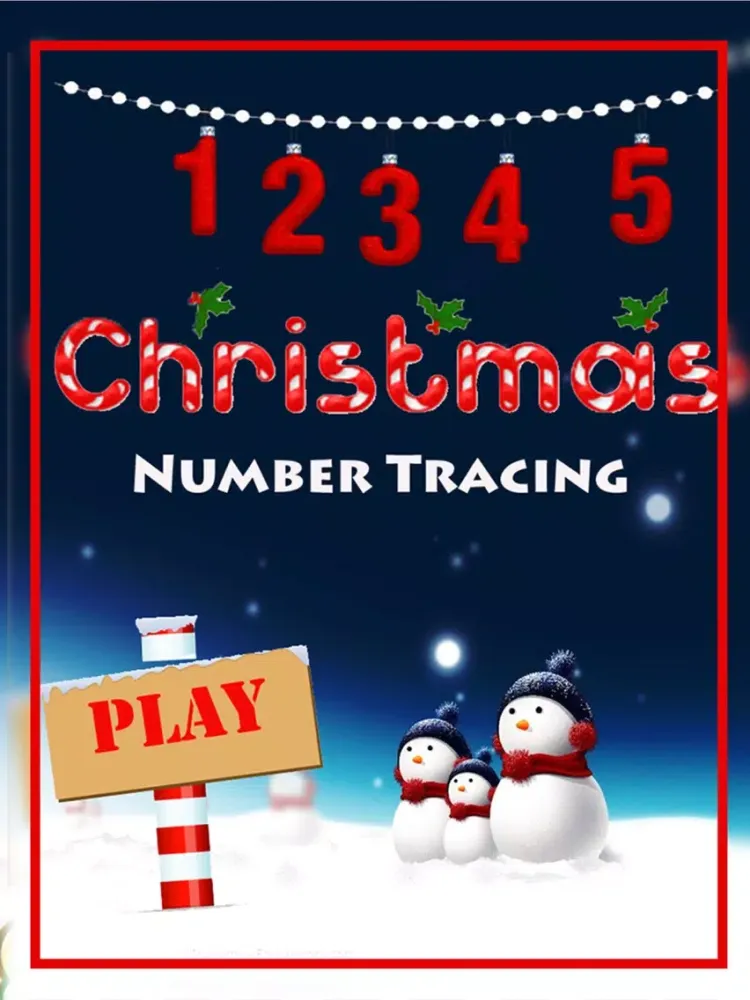 Christmas Number Tracing - Write 123 iPad  स्क्रीनशॉट
