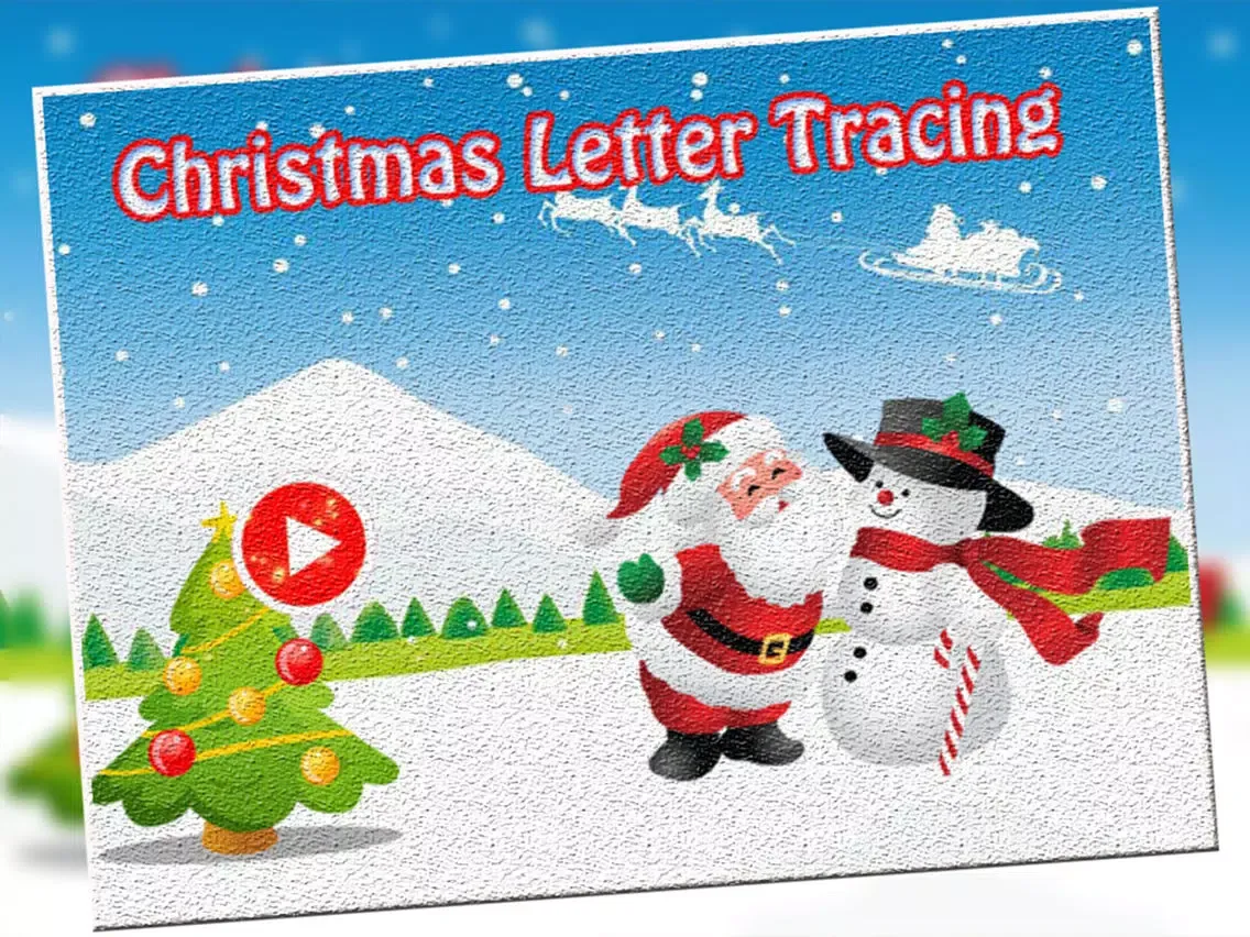 Capturas de pantalla de Christmas Tracing Letter iPad 