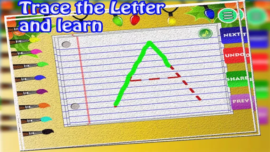 Capturas de pantalla de Christmas Tracing Letter