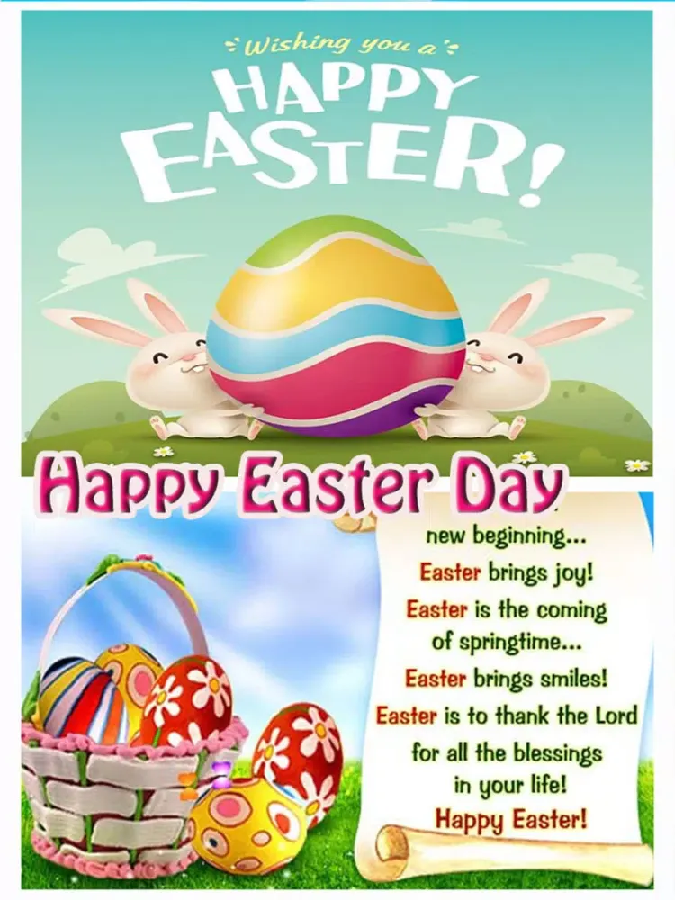 Ảnh chụp màn hình của Happy Easter Day 2017- Quotes and Greeting Cards. iPad 