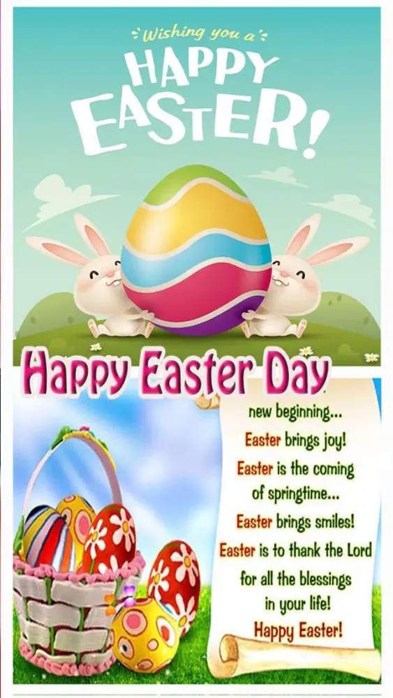 Ảnh chụp màn hình của Happy Easter Day 2017- Quotes and Greeting Cards.