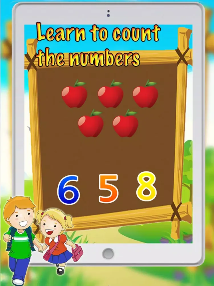 Tangkapan layar 123 fun - Numbers and counting education game iPad 