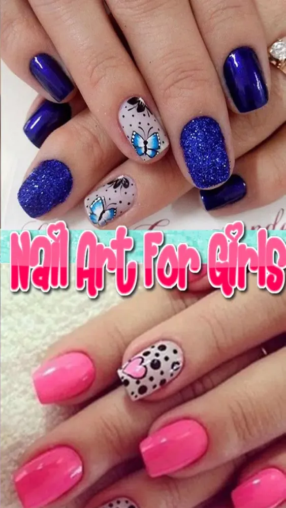 Nail Art For Girls Free - Salon for Princess Nail Art Designs- Manicure tips Screenshots