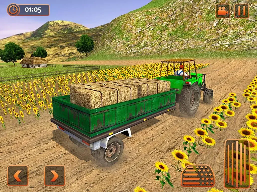 ภาพหน้าจอของ Farm Tractor Cargo Driving Sim