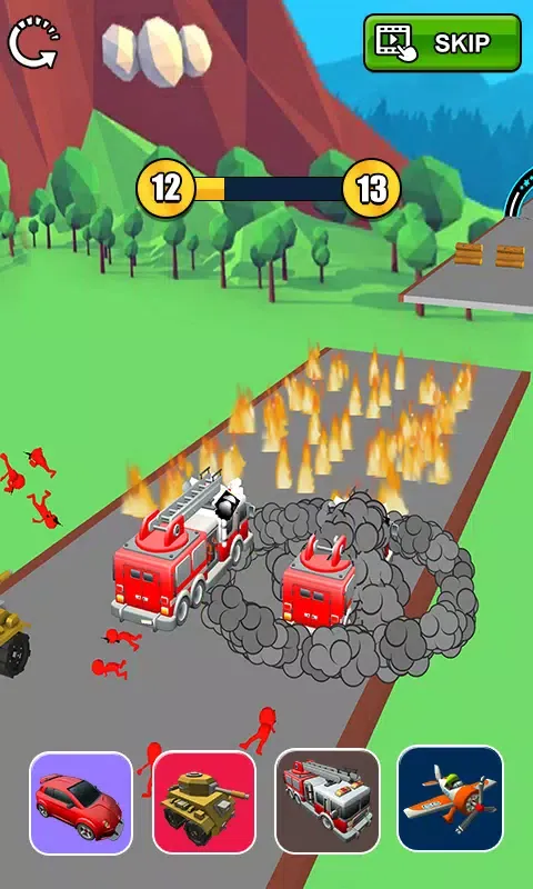 Capturas de tela do Epic Car Transform Race