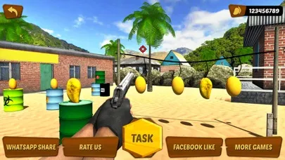 ภาพหน้าจอของ Mango Shooter Game
