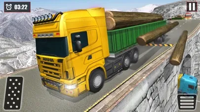 ภาพหน้าจอของ Snow Cargo Trailer Truck Drive