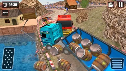 ภาพหน้าจอของ Snow Cargo Trailer Truck Drive