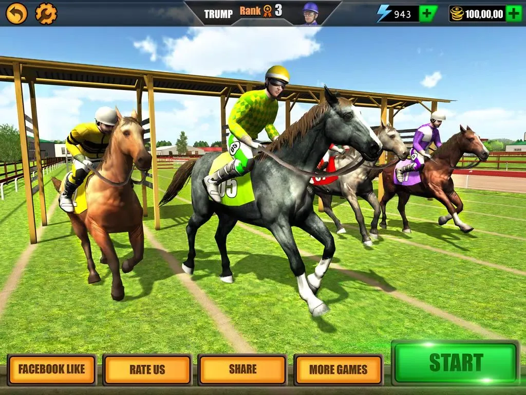 Screenshot di Horse Riding Derby Racing Game