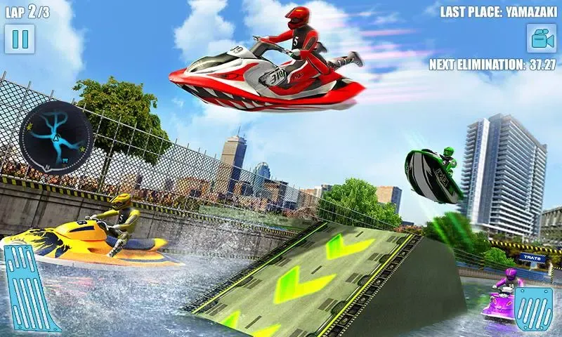 Capturas de tela do Water Jet Ski Boat Racing 3D