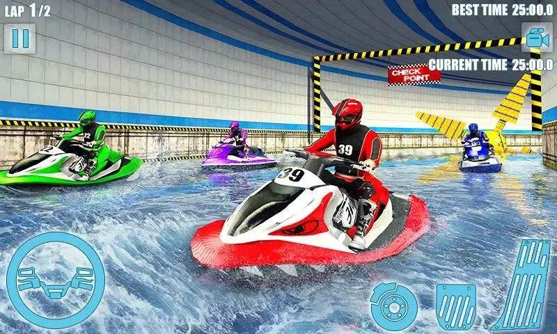 Capturas de tela do Water Jet Ski Boat Racing 3D