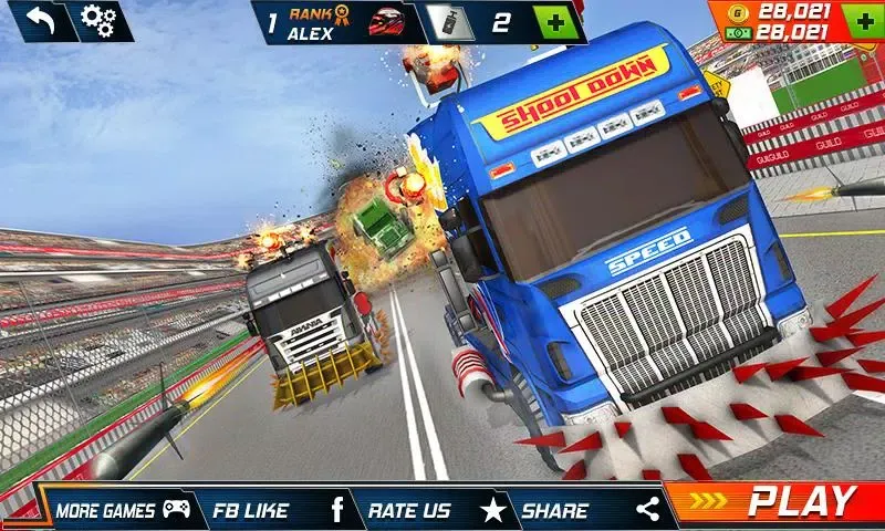 Semi Truck Crash Race 2021: Ne スクリーンショット