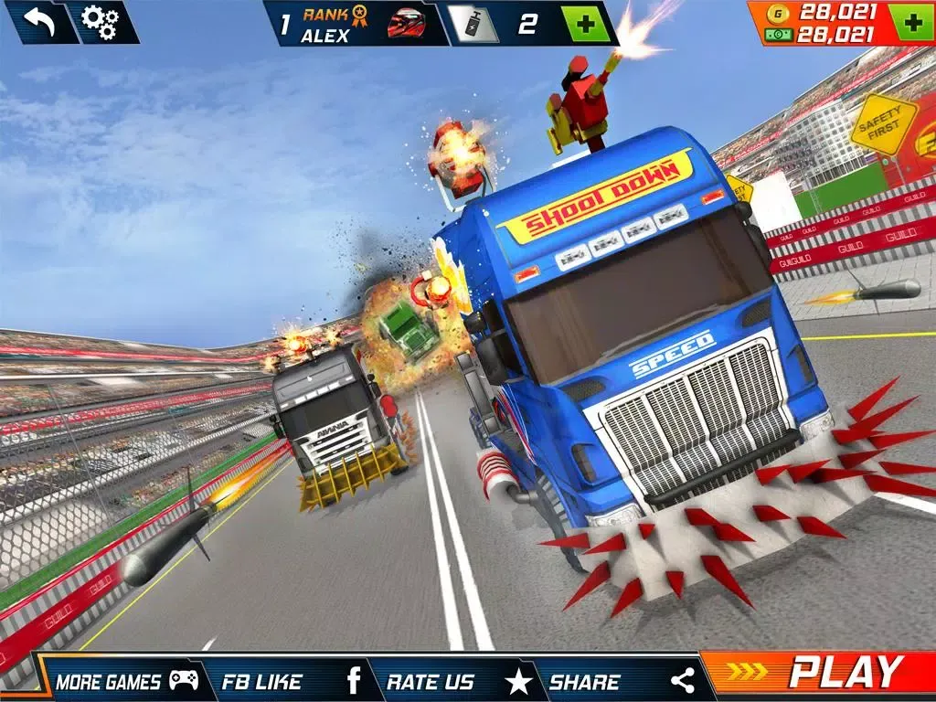 Semi Truck Crash Race 2021: Ne スクリーンショット