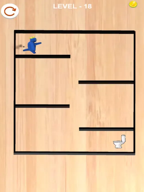 Capturas de tela do Rainbow Toilet Rush iPad 