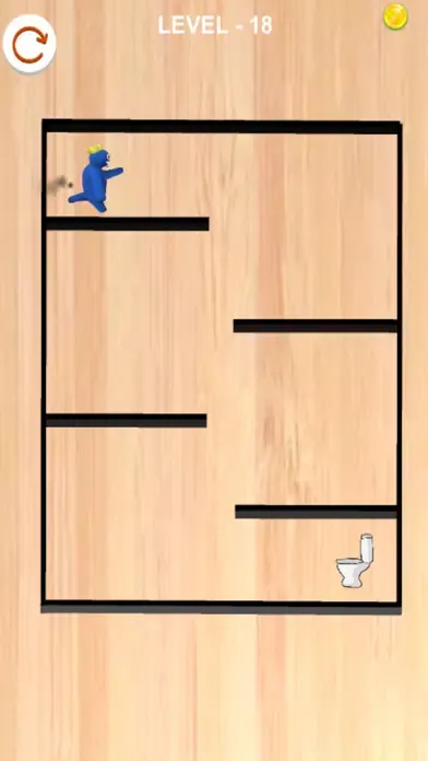 Capturas de tela do Rainbow Toilet Rush