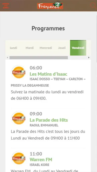 Radio Fréquence2应用截图