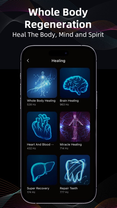 Frequency Healing Sounds Hertz Ekran Görüntüleri