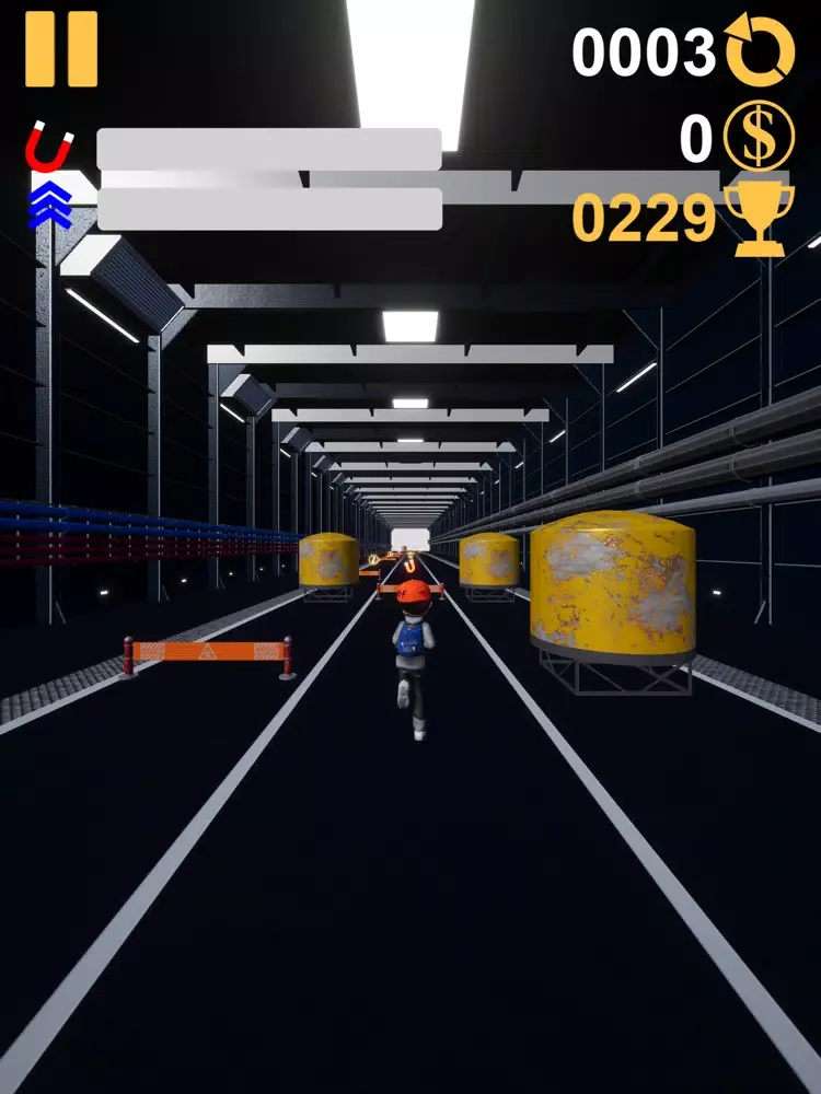 FrequencyIO Tunnel Runner iPad  스크린샷