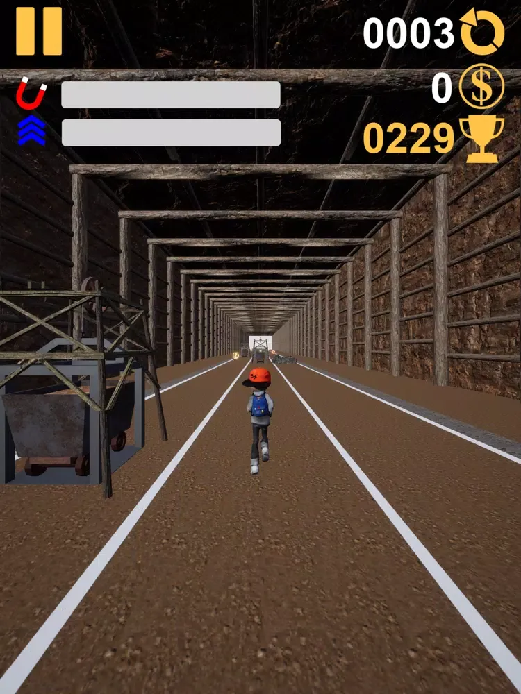 FrequencyIO Tunnel Runner iPad  스크린샷