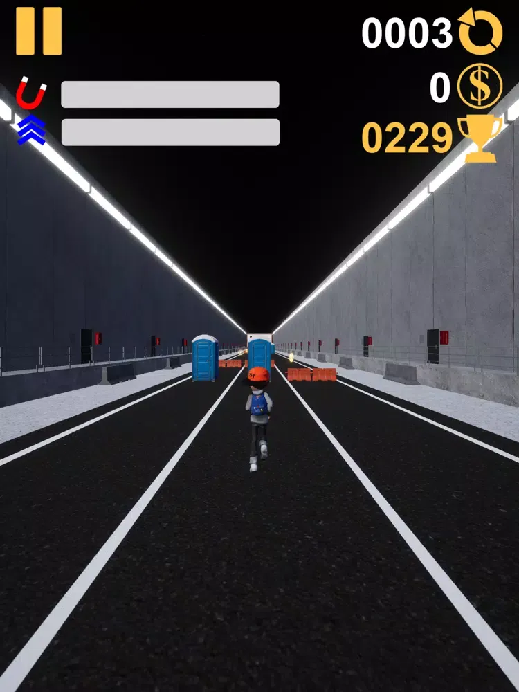 FrequencyIO Tunnel Runner iPad  스크린샷