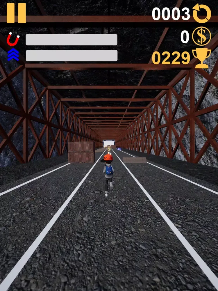 FrequencyIO Tunnel Runner iPad  스크린샷