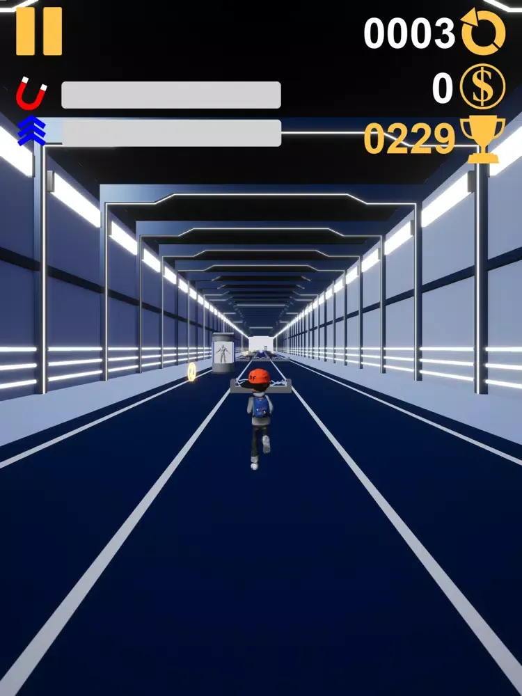 FrequencyIO Tunnel Runner iPad  스크린샷