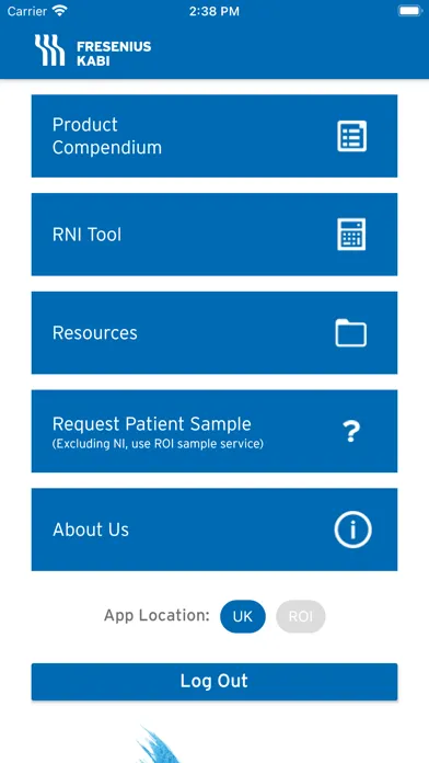 Fresenius Kabi Enteral App স্ক্রিনশট