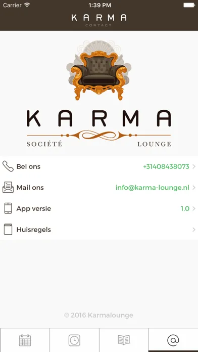 Karma Lounge سکرین شاٹس