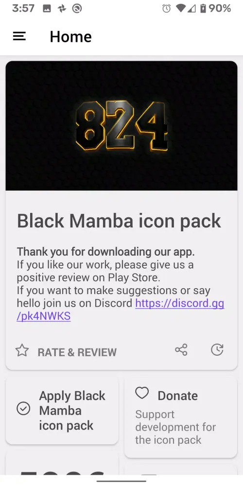 Black Mamba icon pack Screenshots