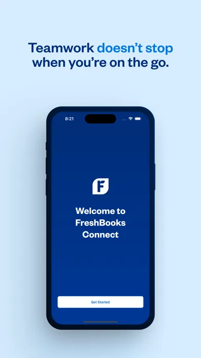 Tangkapan skrin FreshBooks Connect