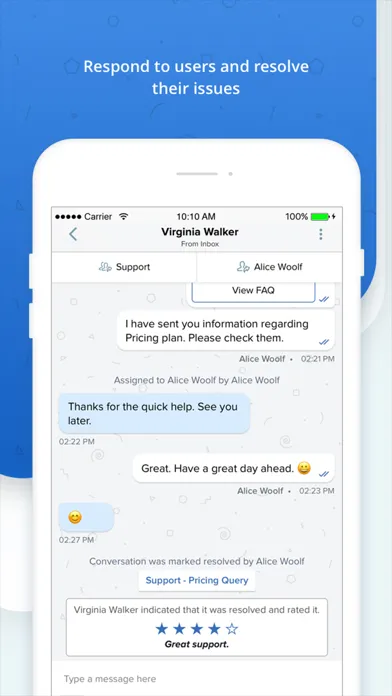 Freshchat Screenshots