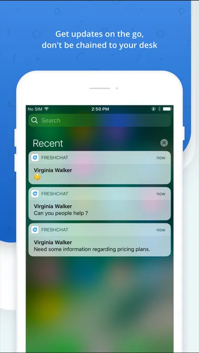 Freshchat Screenshots