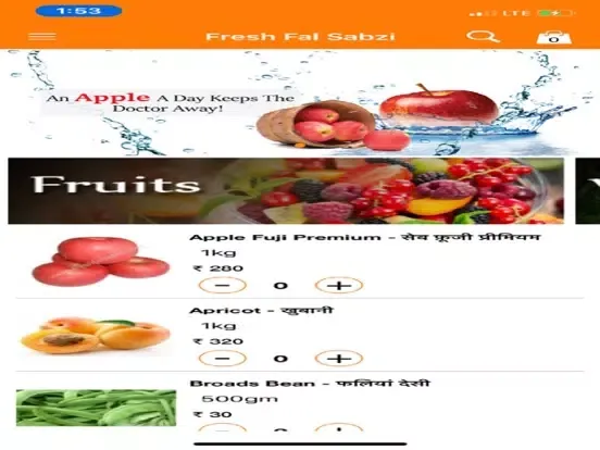 Fresh Fal Sabzi iPad 应用截图