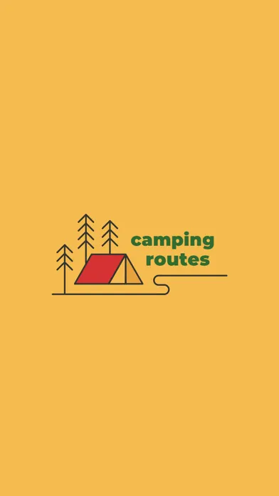 Capturas de tela do Camping routes
