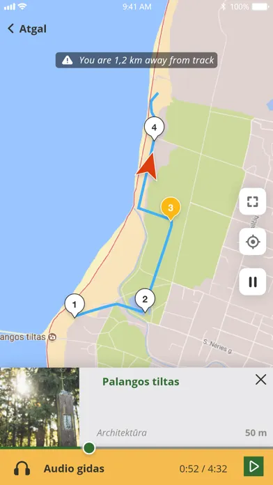 Capturas de tela do Camping routes