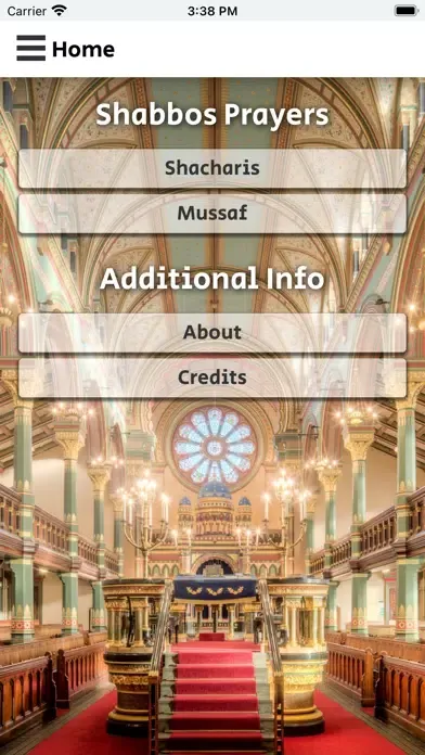 Read Along Siddur for Learning Screenshots