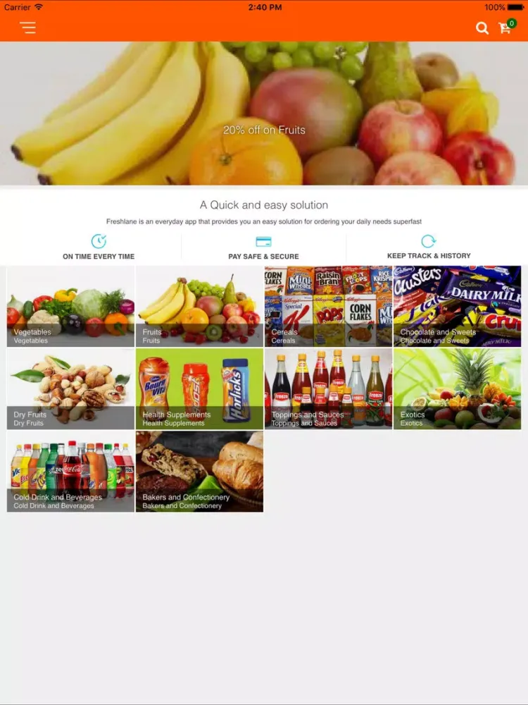 صور Freshlane Grocery Raipur iPad 