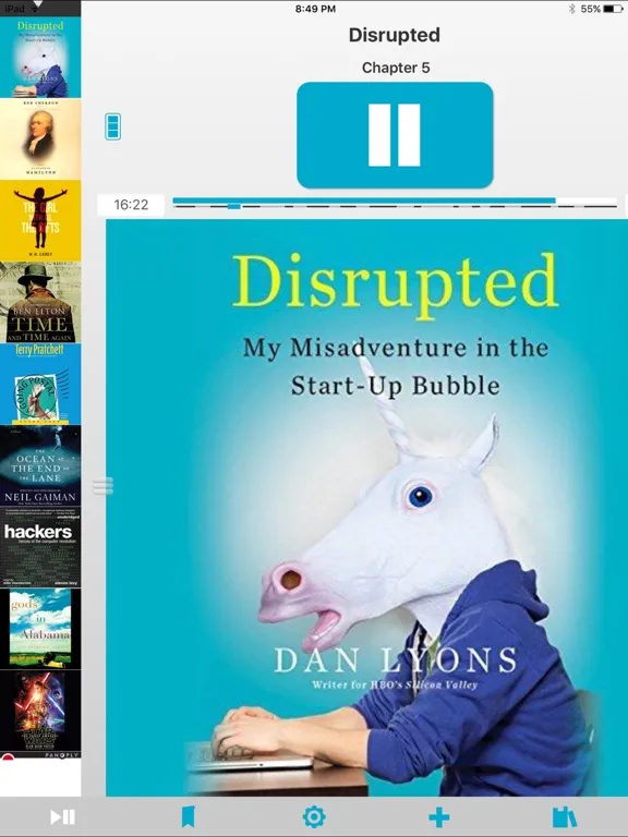 ภาพหน้าจอของ Bookmobile Audiobook Player iPad 