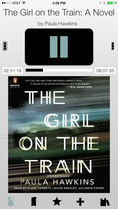 ภาพหน้าจอของ Bookmobile Audiobook Player