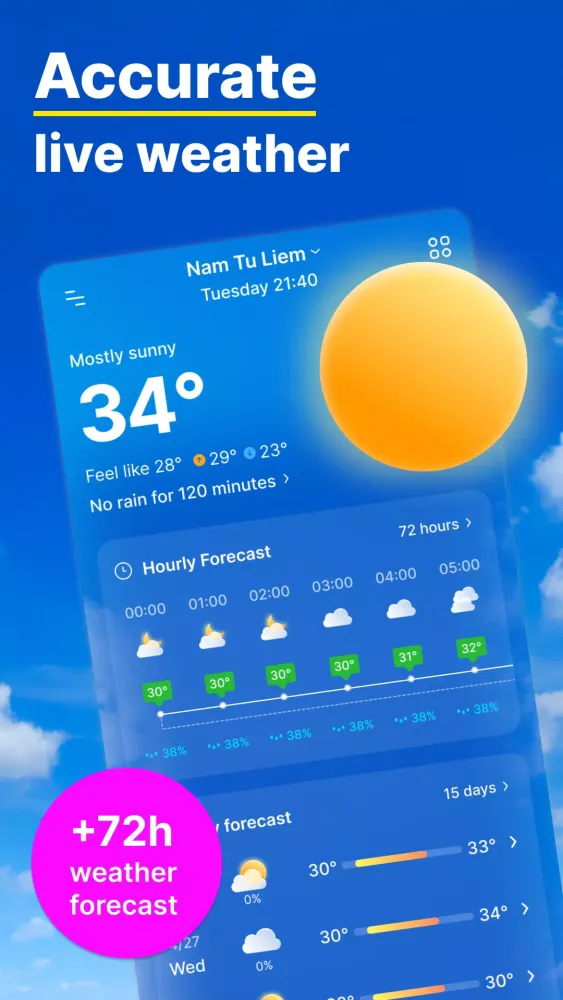 Weather Forecast - Live Radar Screenshots